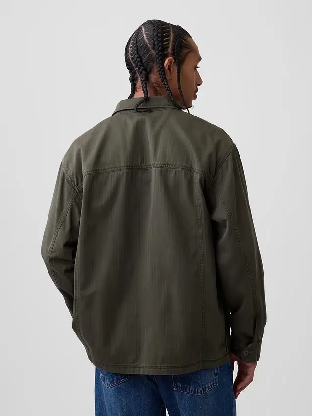 Veste de campagne ample