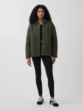 Veste de campagne matelassée et cintrée
