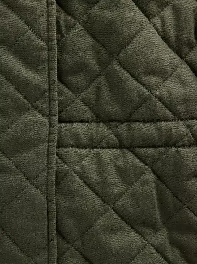 Veste de campagne matelassée et cintrée