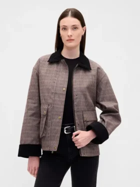 Veste de ferme à carreaux