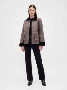 Veste de ferme à carreaux