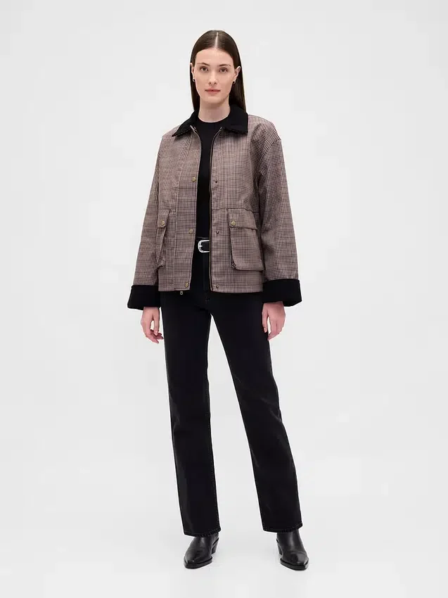 Veste de ferme à carreaux
