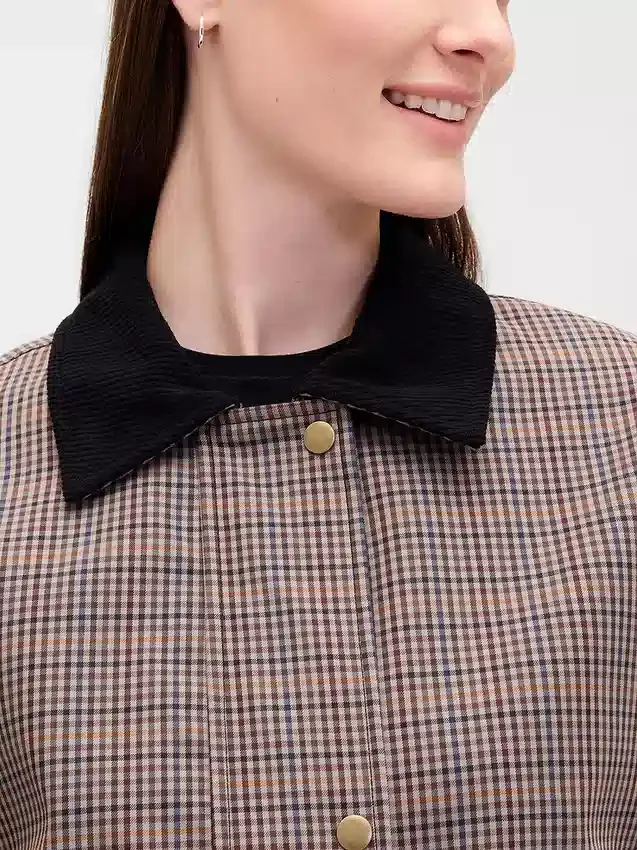 Veste de ferme à carreaux