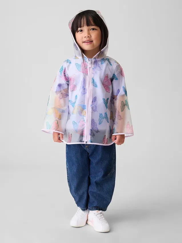 Veste de pluie à motif papillon pour Bébé & Enfant