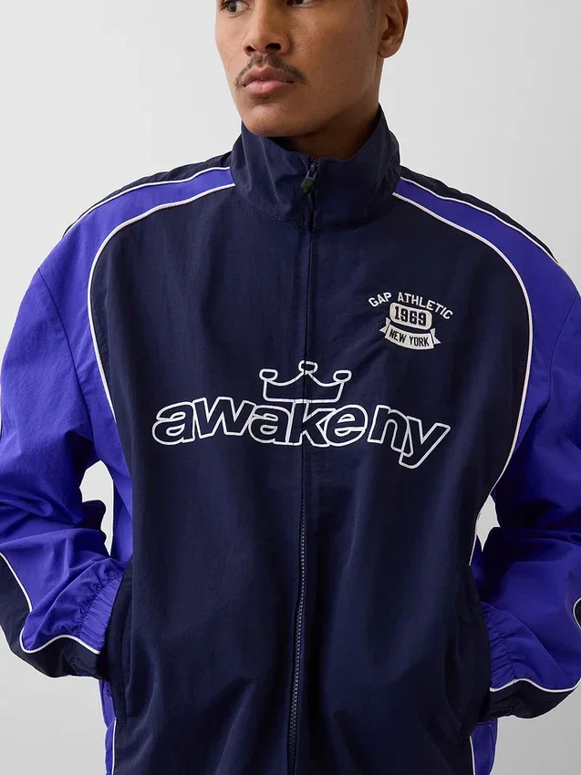 Veste de sport oversize recyclée GAP × Awake Ny