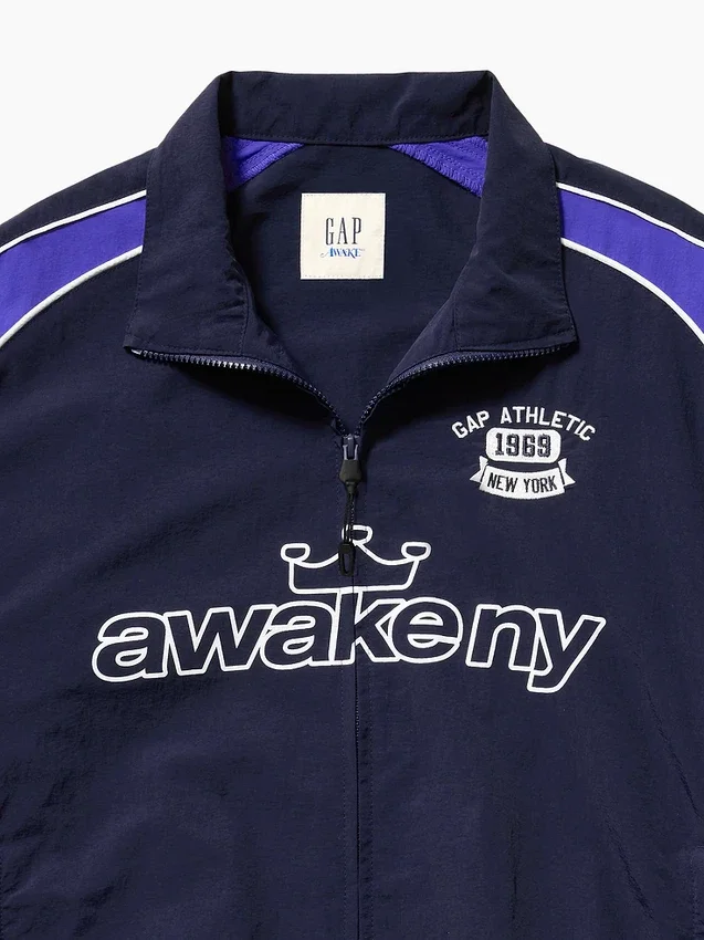Veste de sport oversize recyclée GAP × Awake Ny