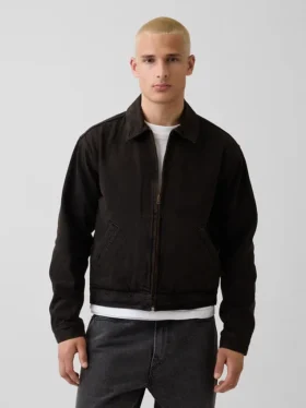 Veste de travail carrée en denim
