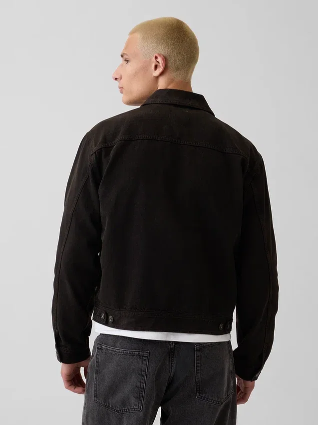 Veste de travail carrée en denim