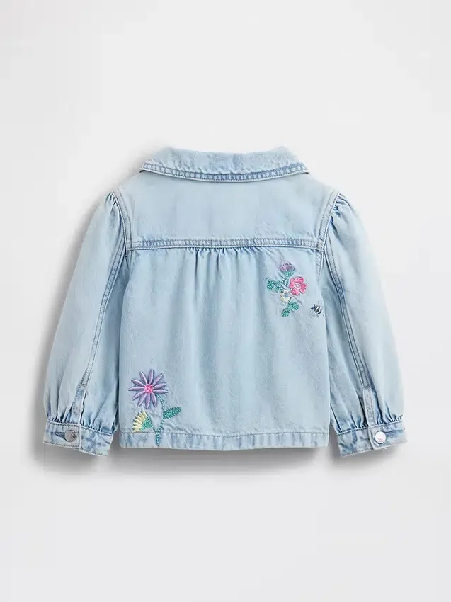 Veste de travail en denim brodée pour Bébé & Enfant