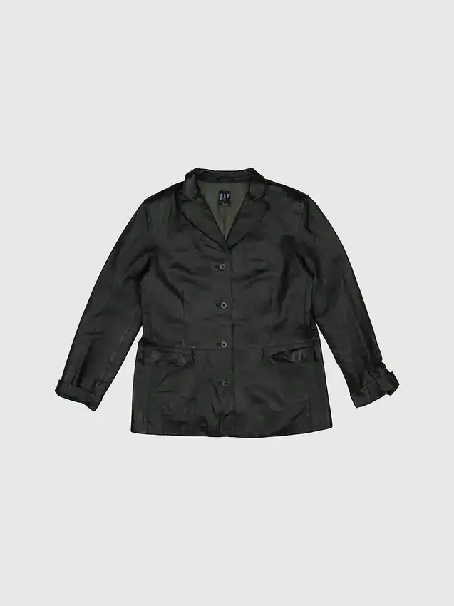 Veste en cuir Gapvintage pour femme des années 90 - L
