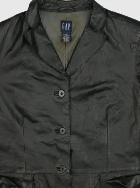 Veste en cuir Gapvintage pour femme des années 90 – L