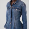 Veste en denim cintrée