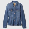 Veste en denim cintrée