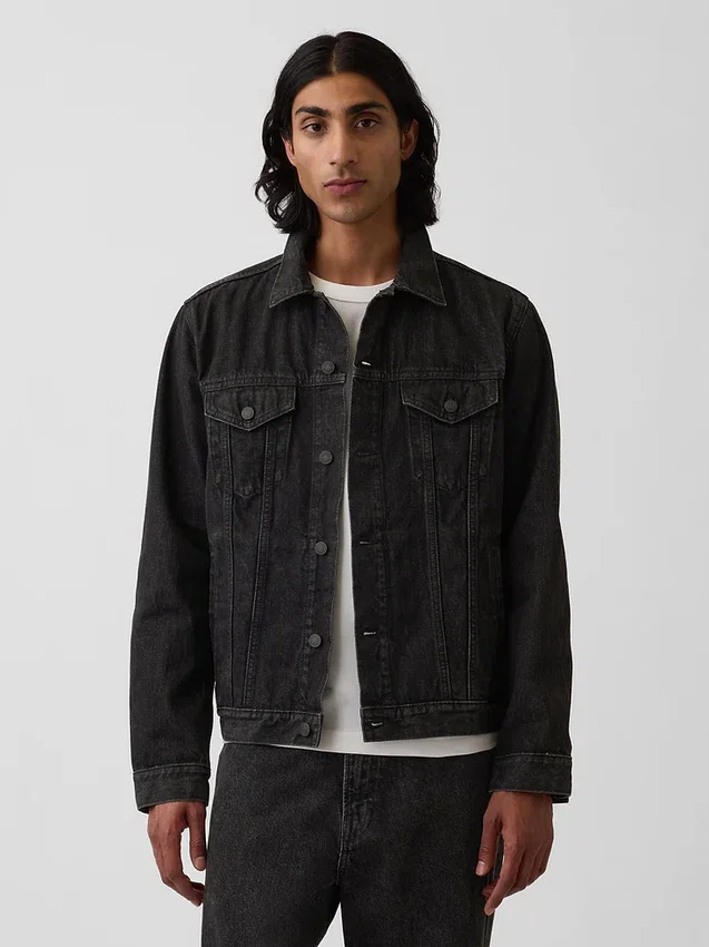 Veste en denim classique pour adulte
