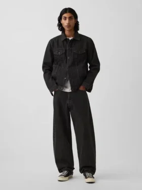 Veste en denim classique pour adulte