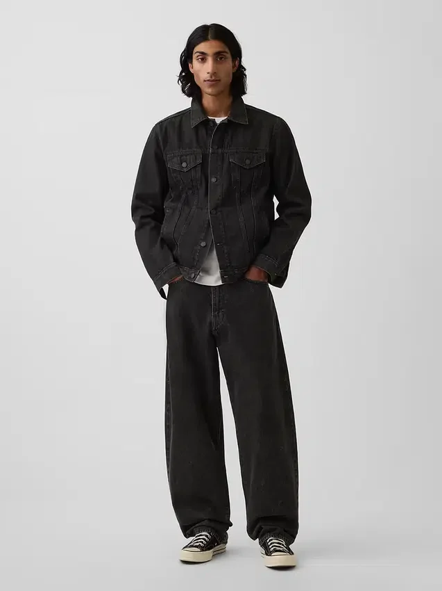 Veste en denim classique pour adulte