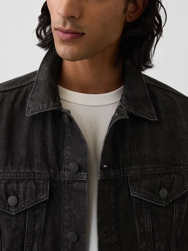 Veste en denim classique pour adulte