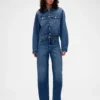 Veste en denim courte et ample GAP × Victoria Beckham