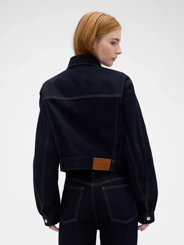 Veste en denim courte et ample GAP × Victoria Beckham