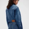 Veste en denim courte et ample GAP × Victoria Beckham