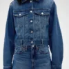 Veste en denim courte et ample GAP × Victoria Beckham