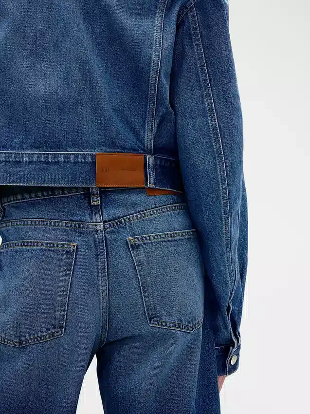 Veste en denim courte et ample GAP × Victoria Beckham