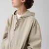 Veste en denim décontractée à capuche pour enfant