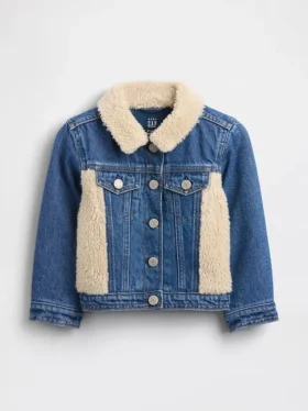 Veste en denim « Icon » en sherpa pour Bébé & Enfant