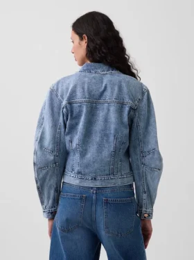 Veste en denim « Icon » à manches évasées