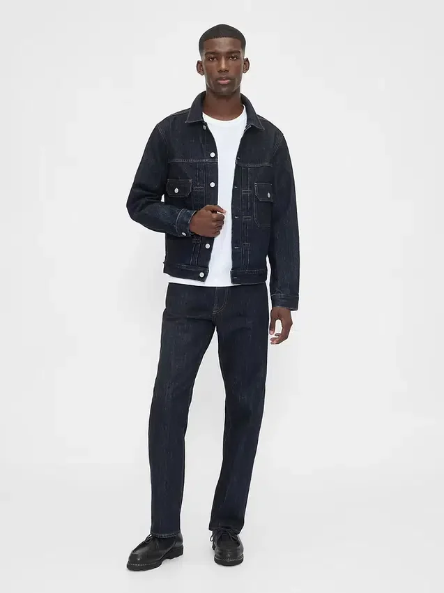 Veste en denim épais