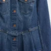 Veste en jean à basque