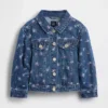 Veste en jean à motifs floraux pour Bébé & Enfant