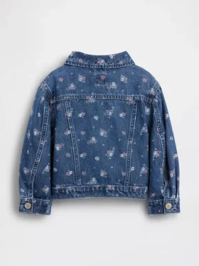 Veste en jean à motifs floraux pour Bébé & Enfant