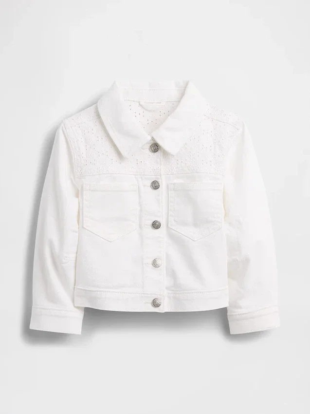 Veste en jean à œillets pour Bébé & Enfant