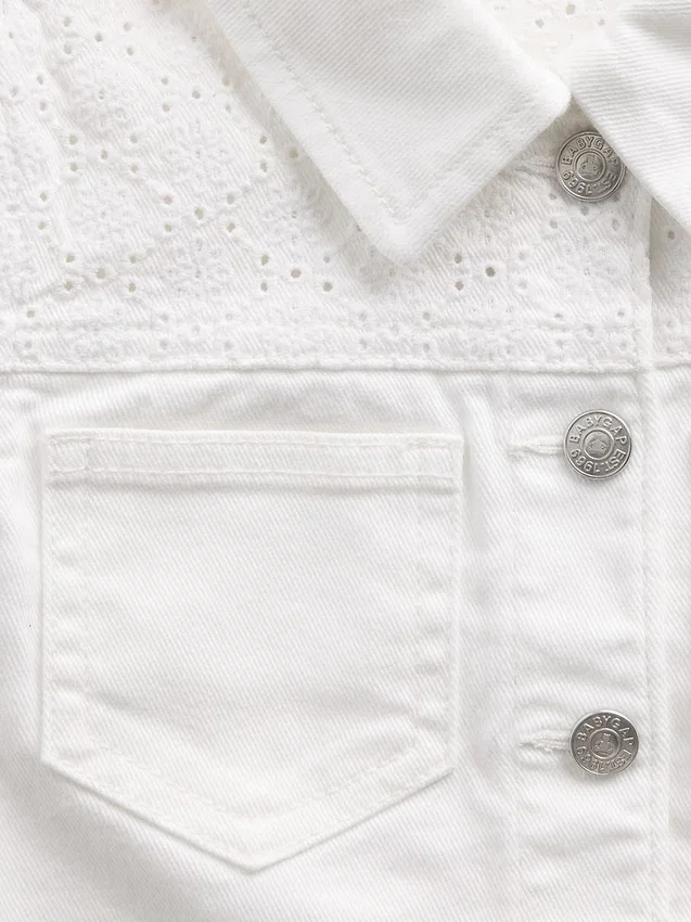 Veste en jean à œillets pour Bébé & Enfant