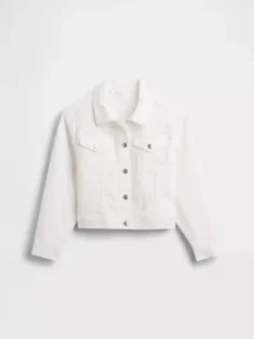 Veste en jean à œillets pour enfant