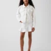 Veste en jean à œillets pour enfant