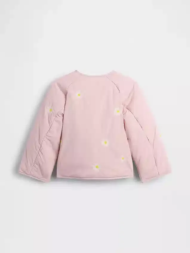 Veste matelassée brodée de fleurs pour Bébé & Enfant