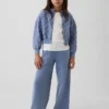 Veste matelassée à fermeture éclair oversize pour enfant