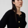 Veste-pull texturée 100 % coton