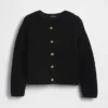 Veste-pull texturée 100 % coton