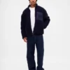 Veste zippée oversize en sherpa recyclé avec logo