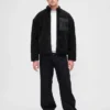 Veste zippée oversize en sherpa recyclé avec logo