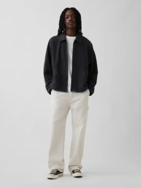 Veste zippée oversize épaisse pour adulte