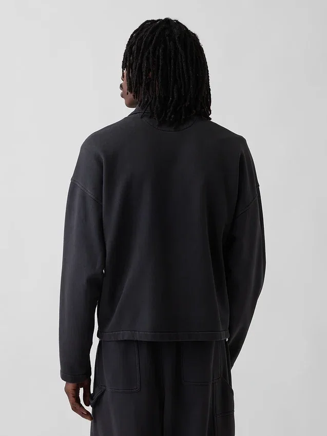 Veste zippée oversize épaisse pour adulte